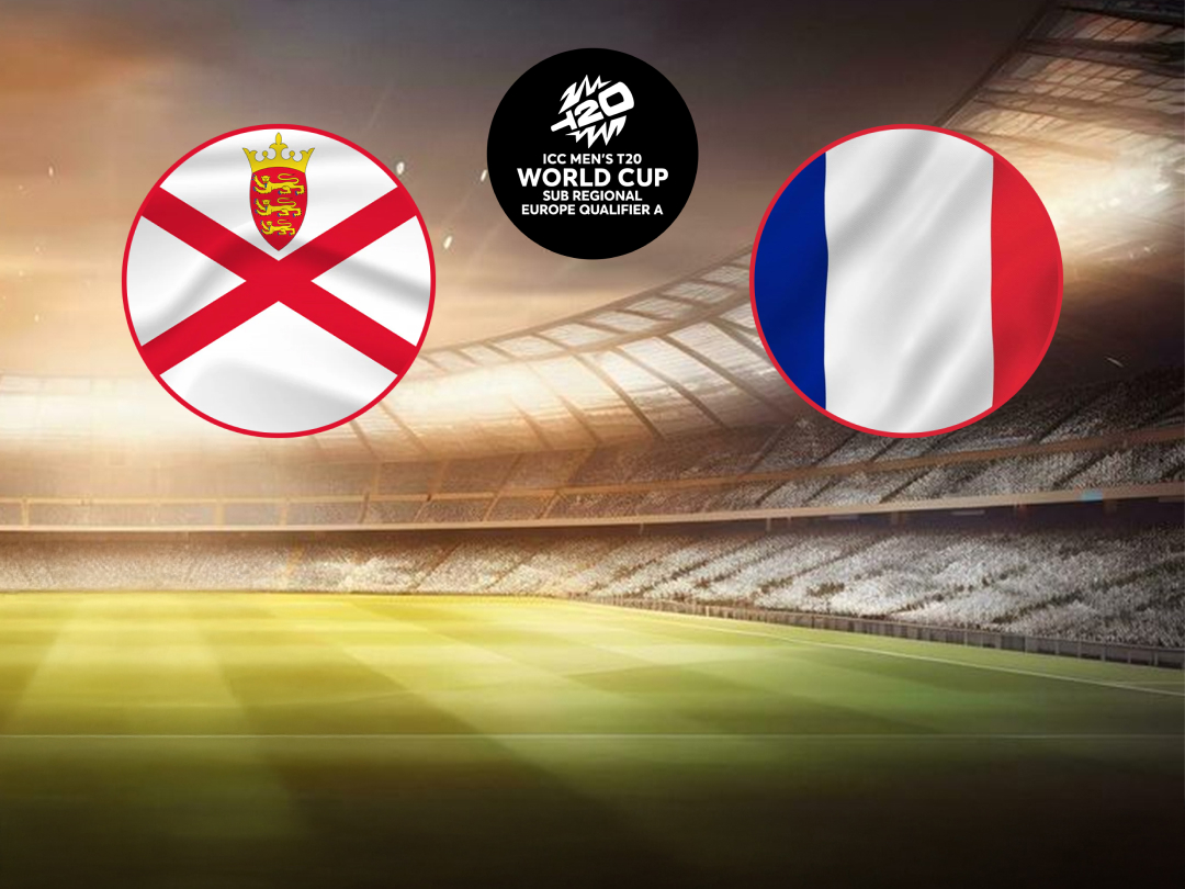 Match 9 of icc men's t20 wc europe sub regional qualifier a: jersey vs france banner