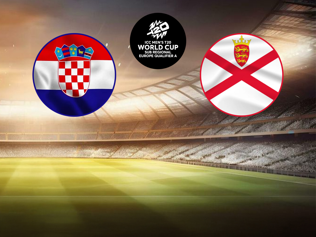 Match 16 of icc men's t20 wc europe sub regional qualifier a: croatia vs jersey banner