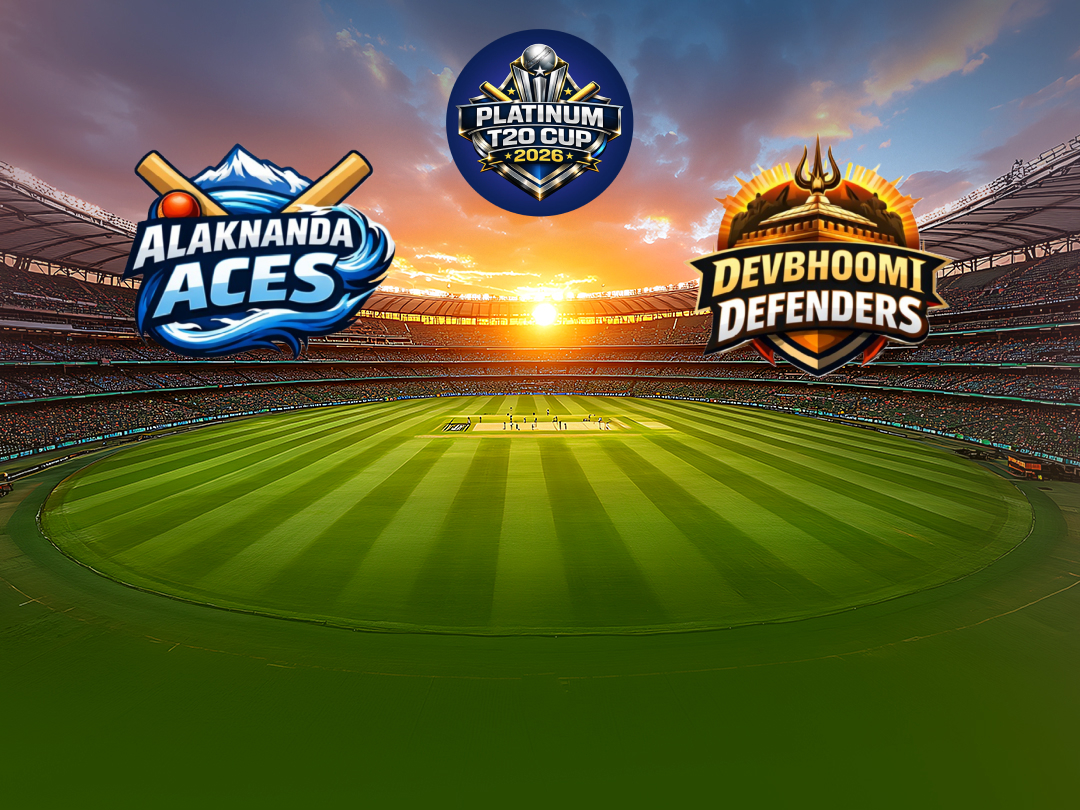  Of platinum t20 cup 2026: alaknanda aces vs devbhoomi defenders banner