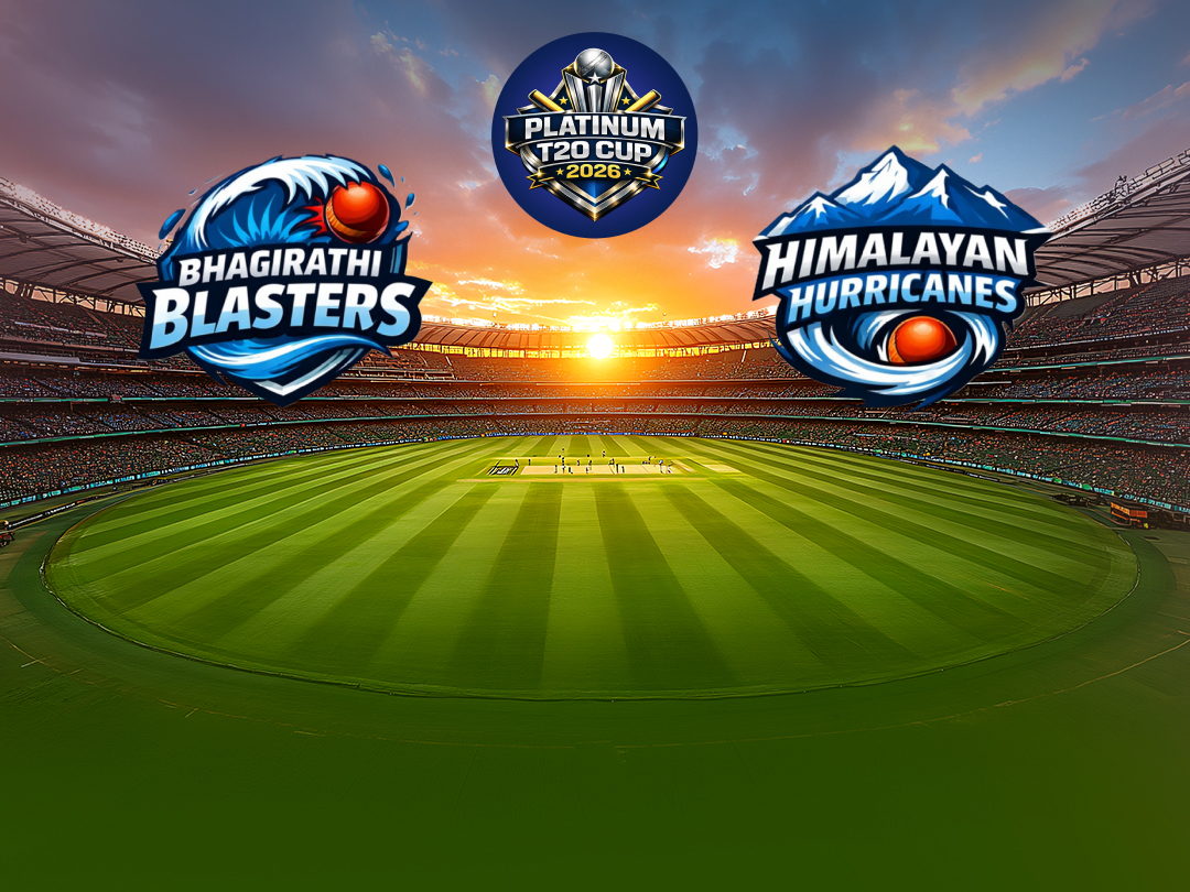  Of platinum t20 cup 2026: bhagirathi blasters vs himalayan hurricanes banner
