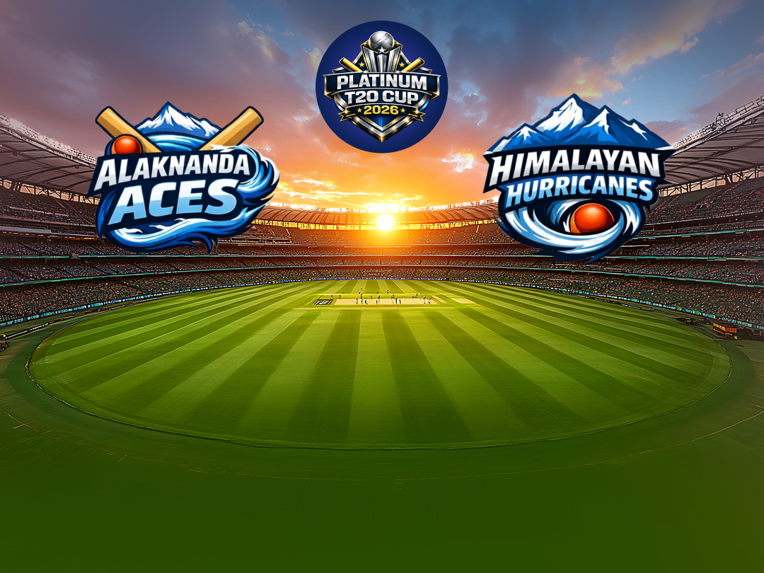  Of platinum t20 cup 2026: alaknanda aces vs himalayan hurricanes banner