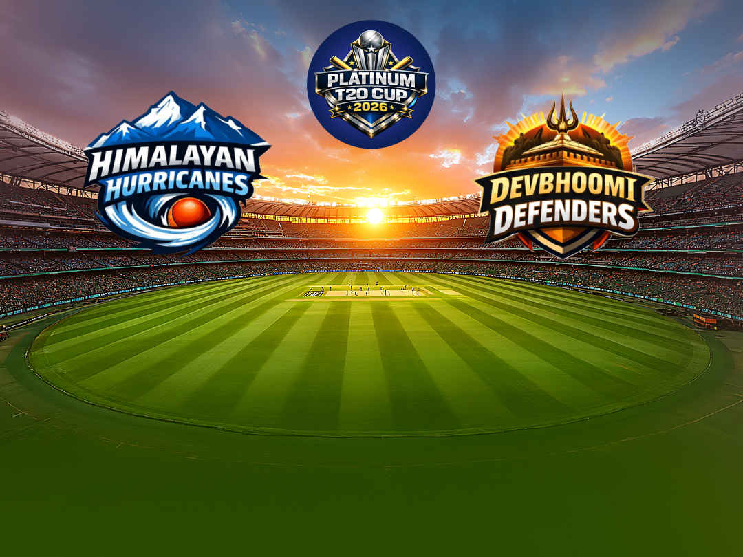  Of platinum t20 cup 2026: himalayan hurricanes vs devbhoomi defenders banner