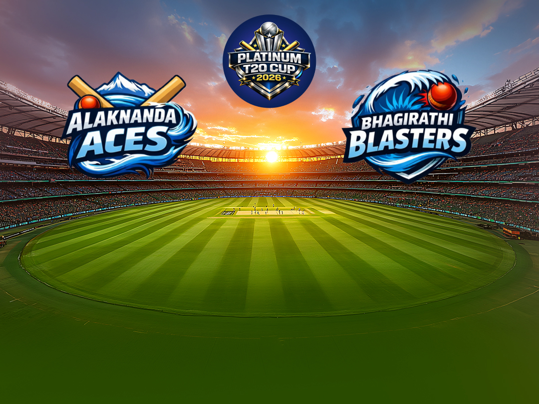  Of platinum t20 cup 2026: alaknanda aces vs bhagirathi blasters banner