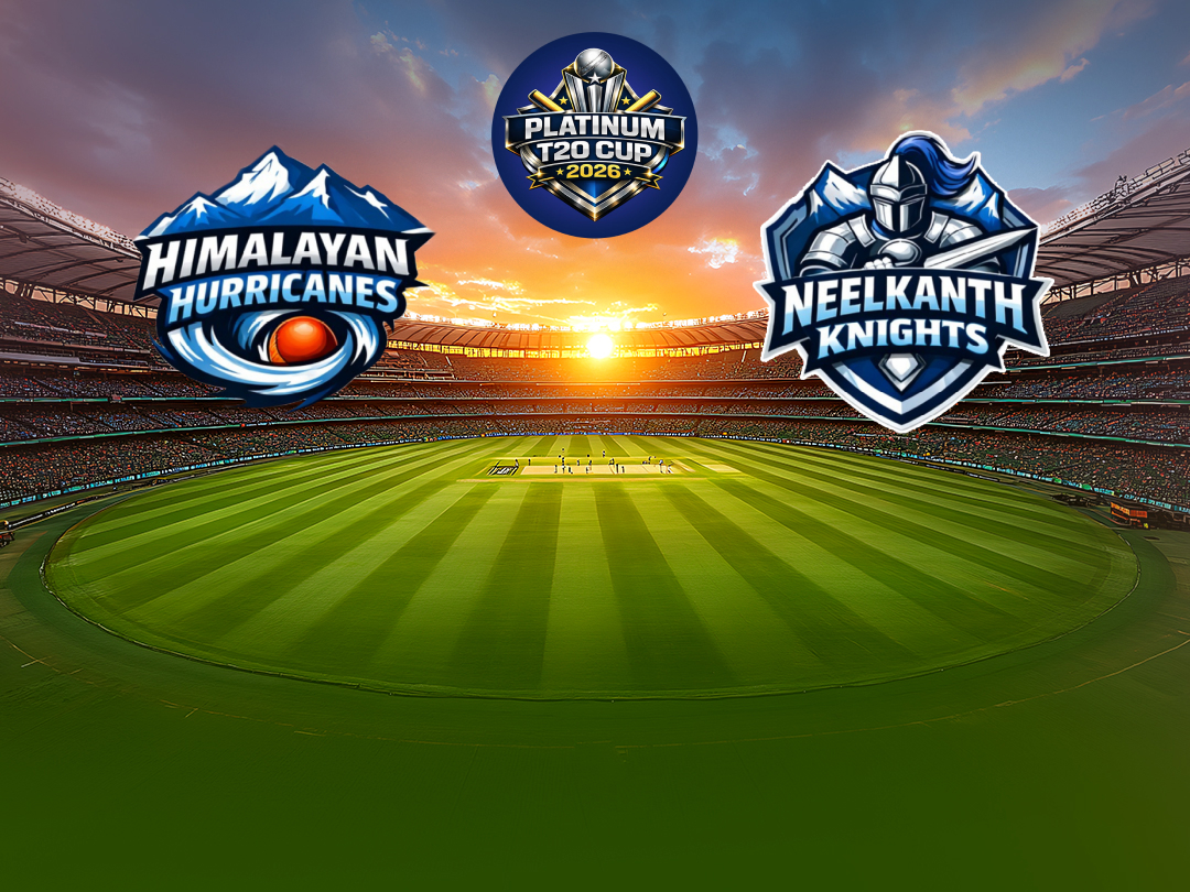  Of platinum t20 cup 2026: himalayan hurricanes vs neelkanth knights banner