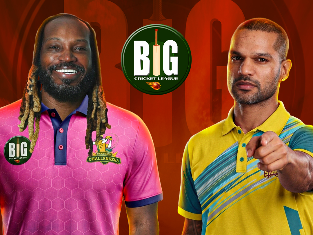 Match 4 of big cricket league season 2: northern challengers vs up brij stars banner