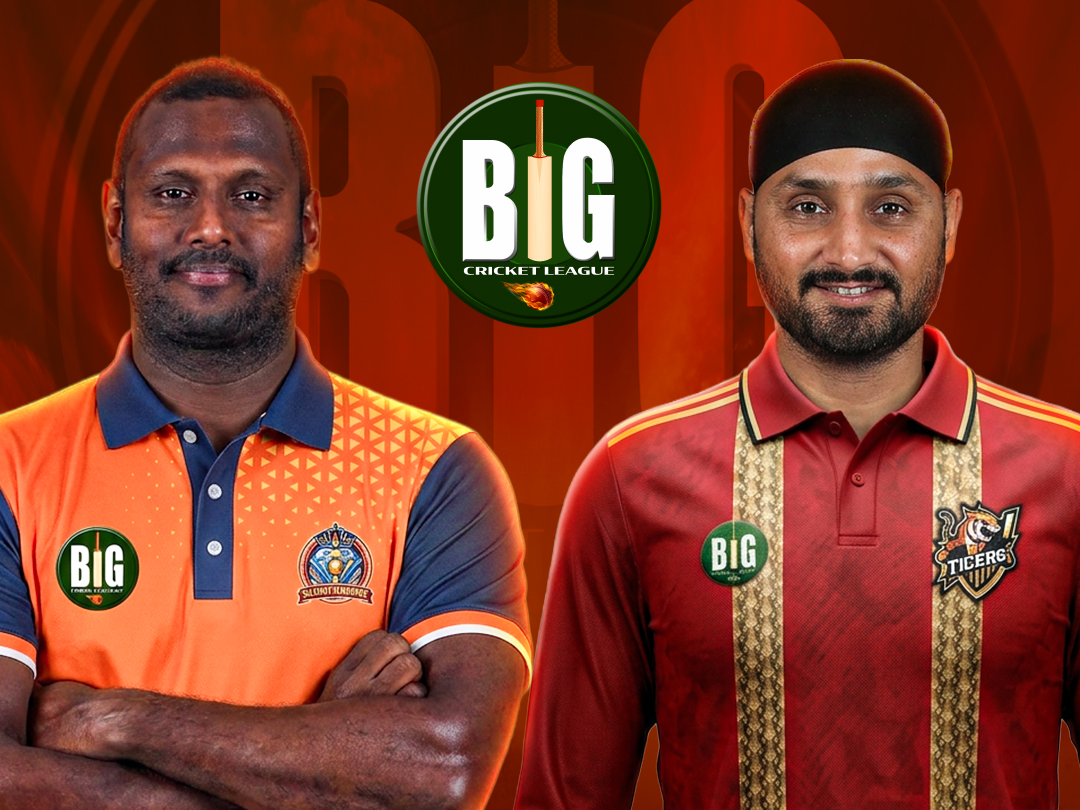 Match 10 of big cricket league season 2: gujarat diamonds vs mp tigers banner