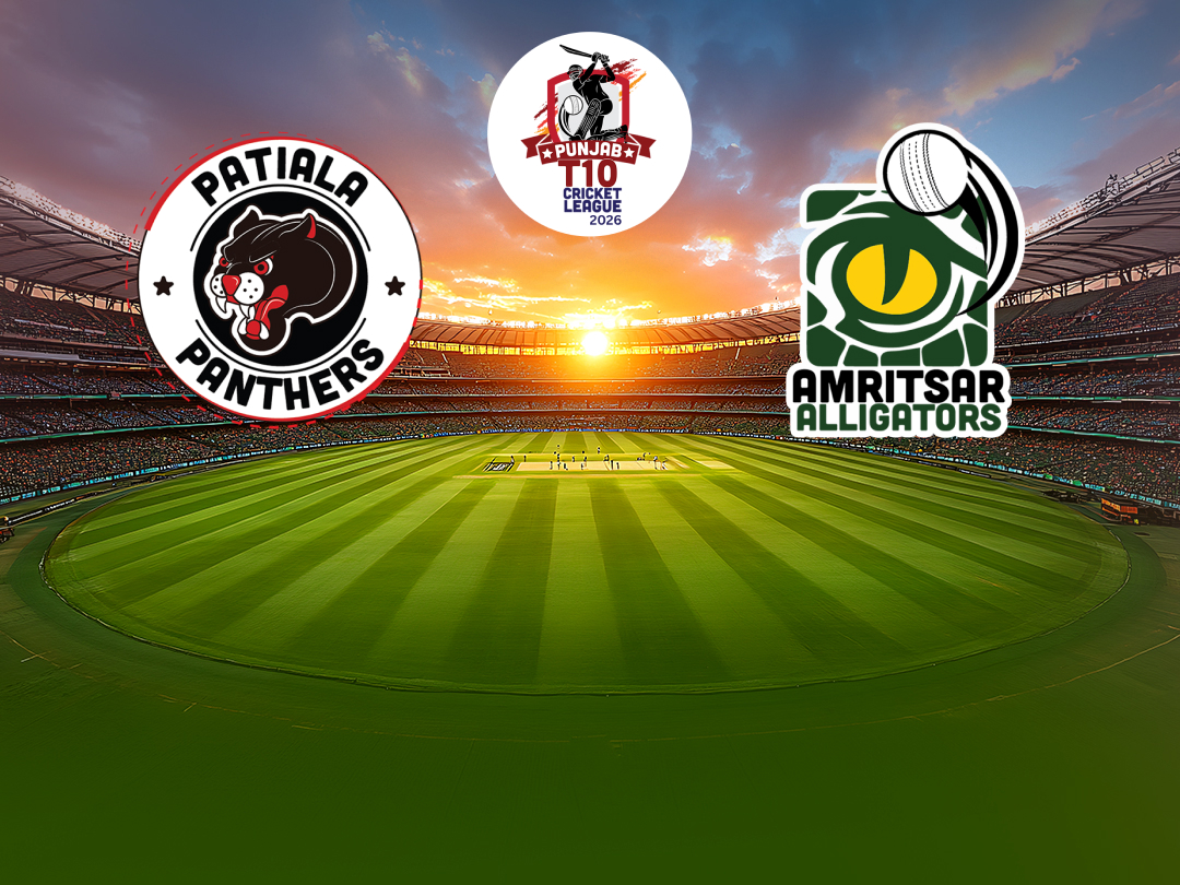  Of punjab t10 2026: patiala panthers vs amritsar alligators banner