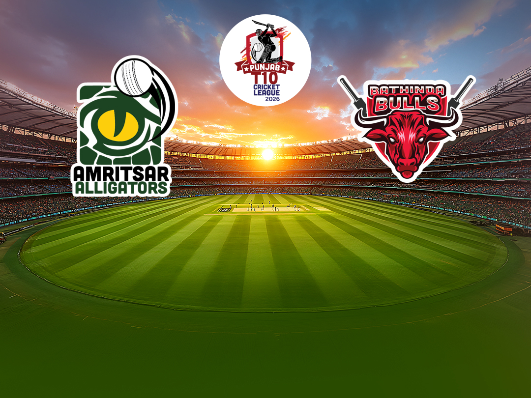  Of punjab t10 2026: amritsar alligators vs bathinda bulls banner