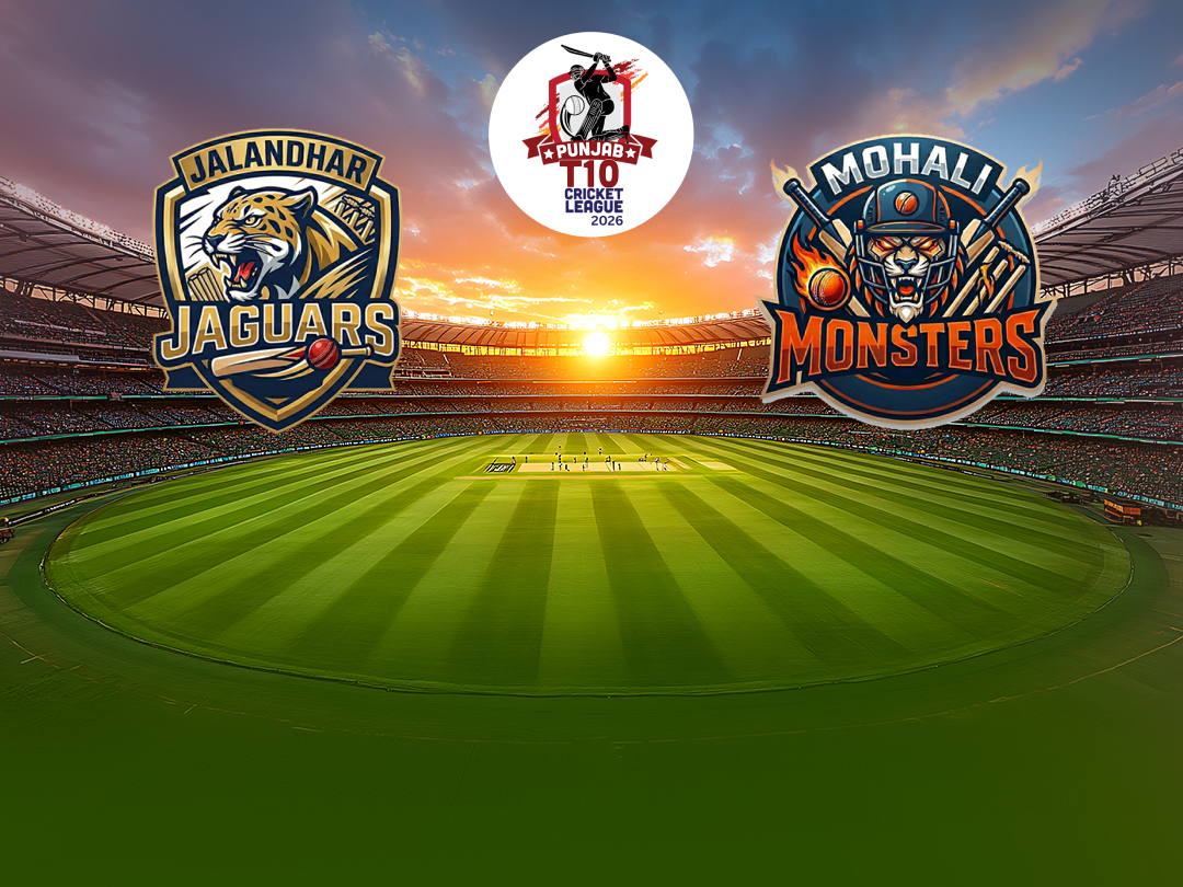  Of punjab t10 2026: jalandhar jaguars vs mohali monsters banner