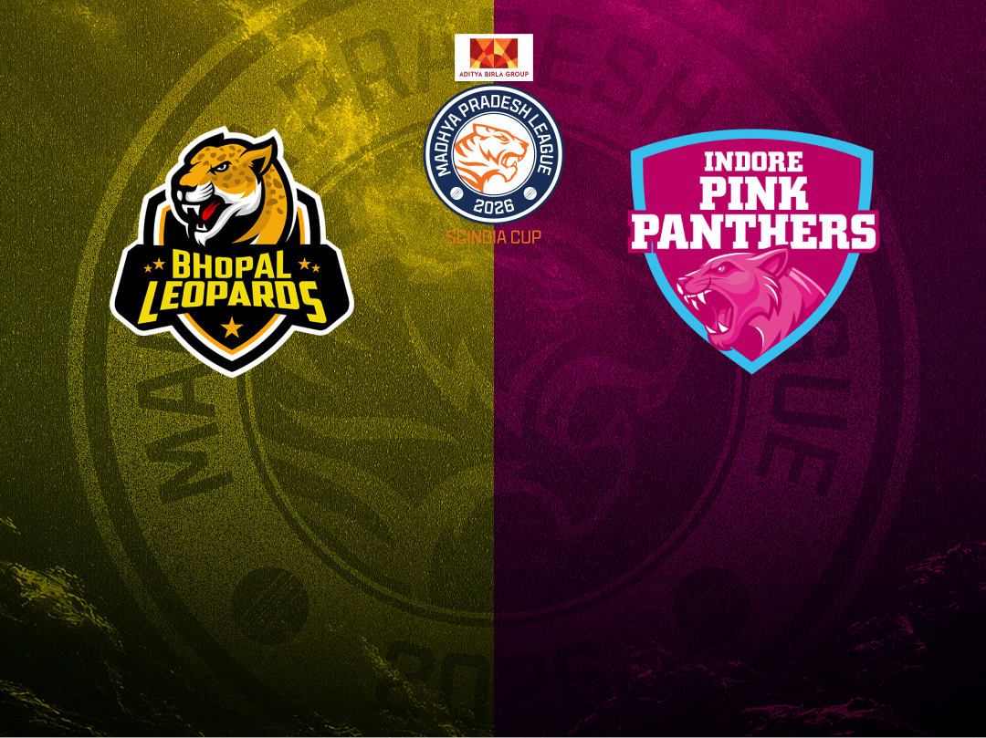 Match 3 of madhya pradesh league t20, 2026: bhopal leopards vs indore pink panthers banner