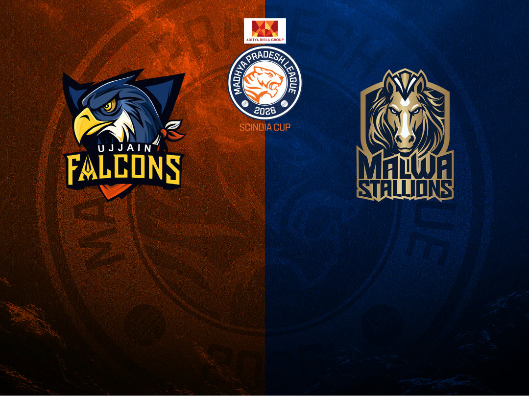Match 5 of madhya pradesh league t20, 2026: ujjain falcons vs malwa stallions banner