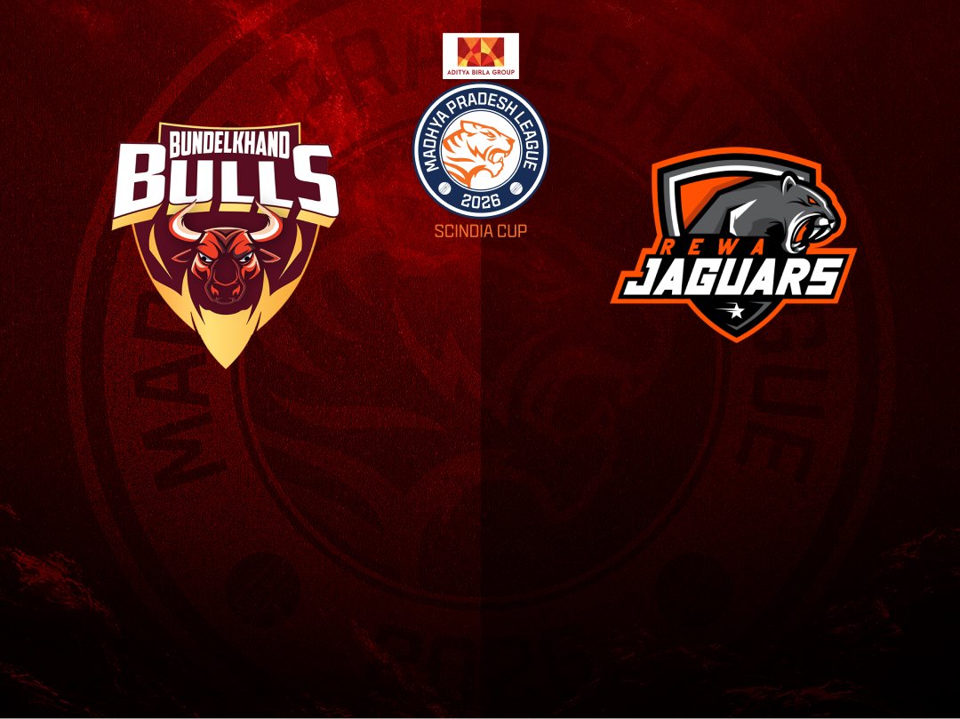 Match 6 of madhya pradesh league t20, 2026: bundelkhand bulls vs rewa jaguars banner