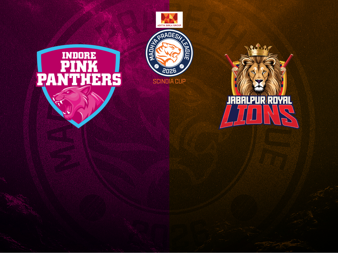 Match 7 of madhya pradesh league t20, 2026: indore pink panthers vs jabalpur royal lions banner