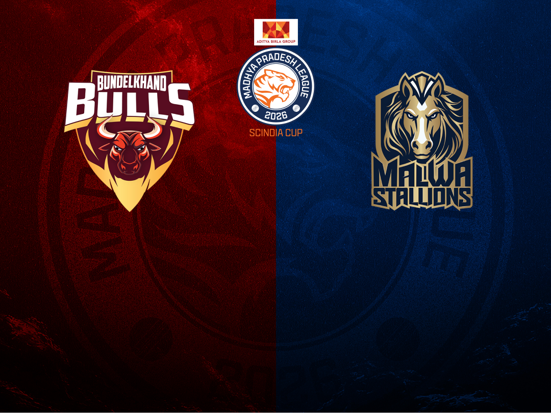 Match 16 of madhya pradesh league t20, 2026: bundelkhand bulls vs malwa stallions banner