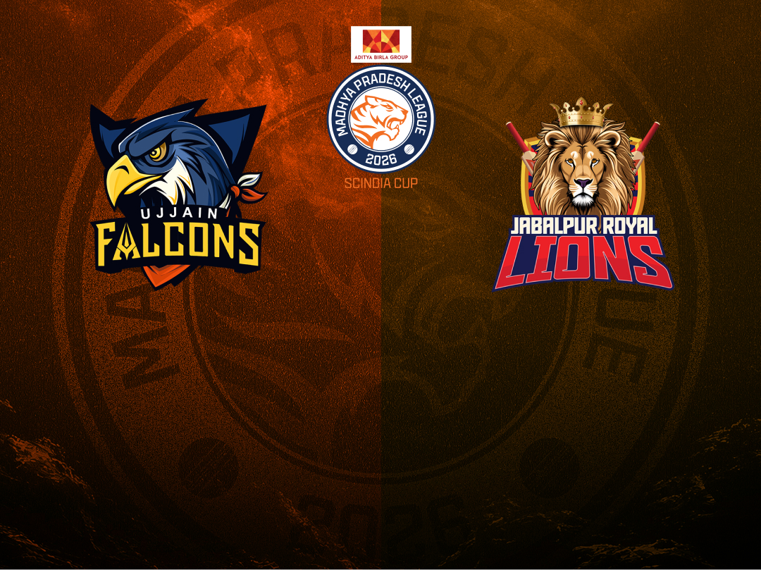 Match 17 of madhya pradesh league t20, 2026: ujjain falcons vs jabalpur royal lions banner