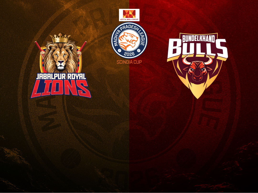 Match 44 of madhya pradesh league t20, 2026: jabalpur royal lions vs bundelkhand bulls banner