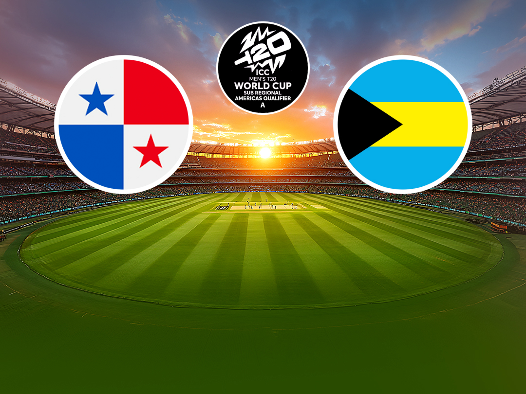 Match 5 of icc men's t20 wc americas sub-regional qualifier a: panama vs bahamas banner