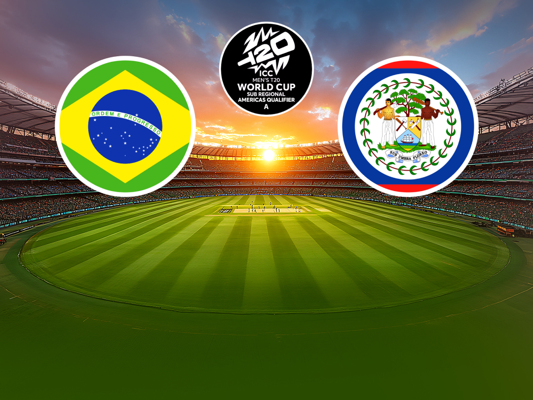 Match 6 of icc men's t20 wc americas sub-regional qualifier a: brazil vs belize banner