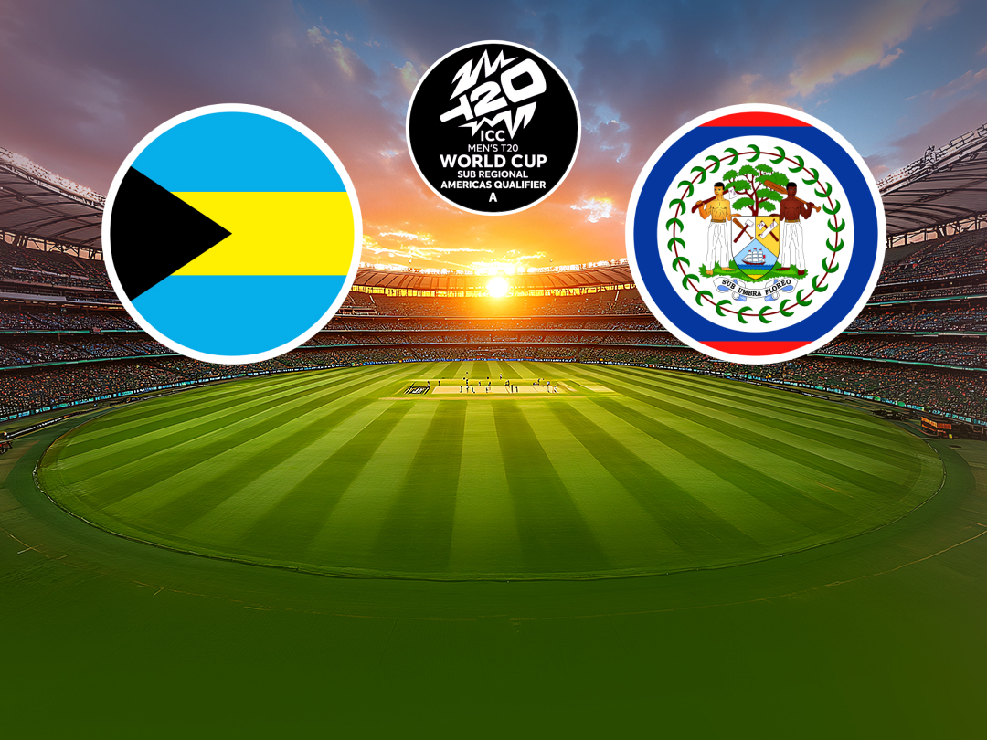 Match 9 of icc men's t20 wc americas sub-regional qualifier a: bahamas vs belize banner
