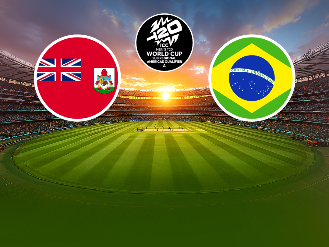 Match 10 of icc men's t20 wc americas sub-regional qualifier a: bermuda vs brazil banner