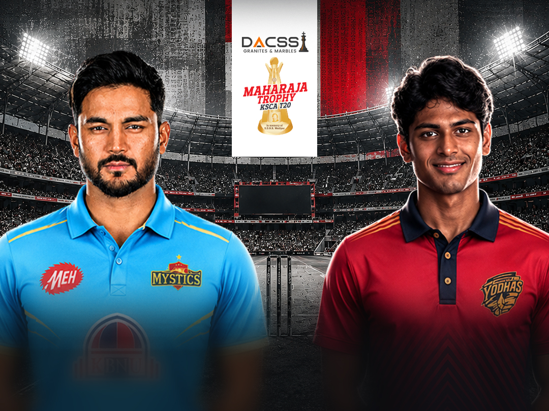 Match 7 of maharaja t20 trophy, 2026: gulbarga mystics vs shivamogga yodhas banner