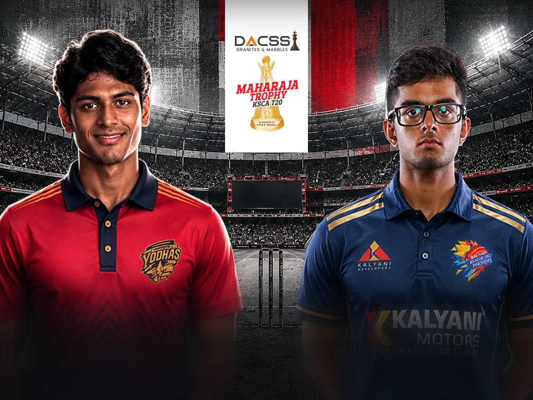 Match 13 of maharaja t20 trophy, 2026: shivamogga yodhas vs kalyani bengaluru blasters banner