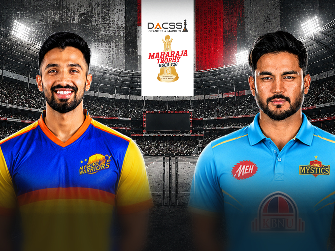 Match 14 of maharaja t20 trophy, 2026: mysore warriors vs gulbarga mystics banner