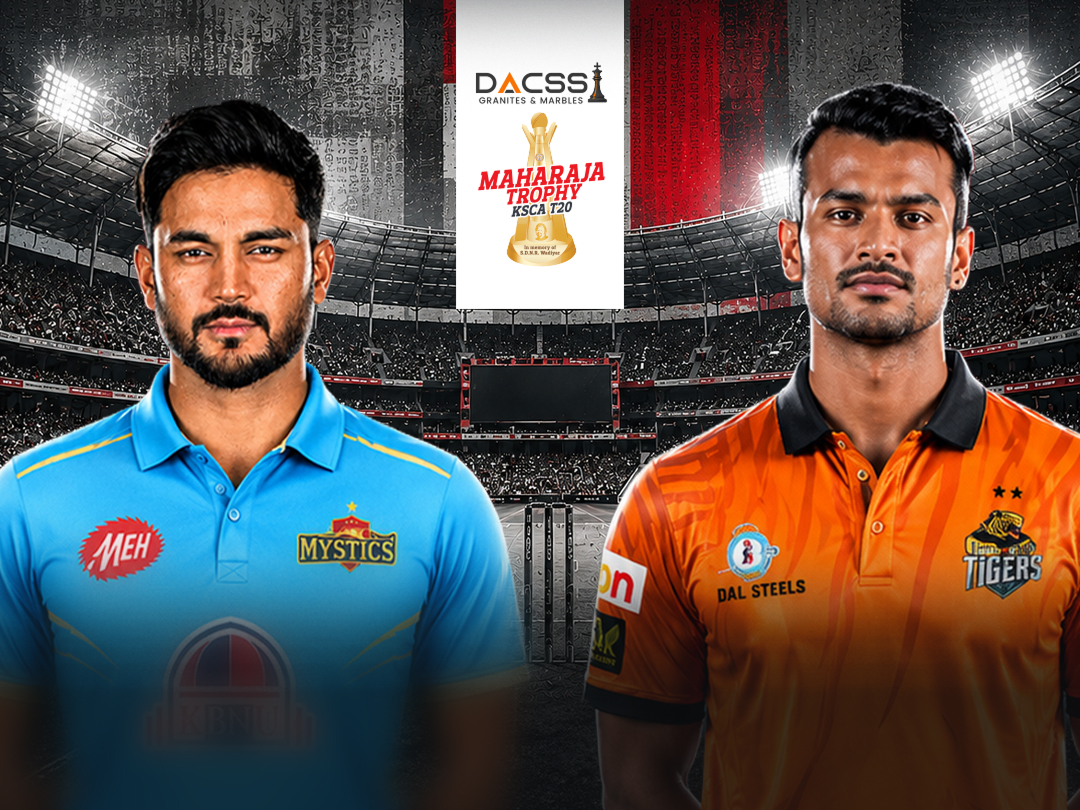 Match 16 of maharaja t20 trophy, 2026: gulbarga mystics vs hubli tigers banner