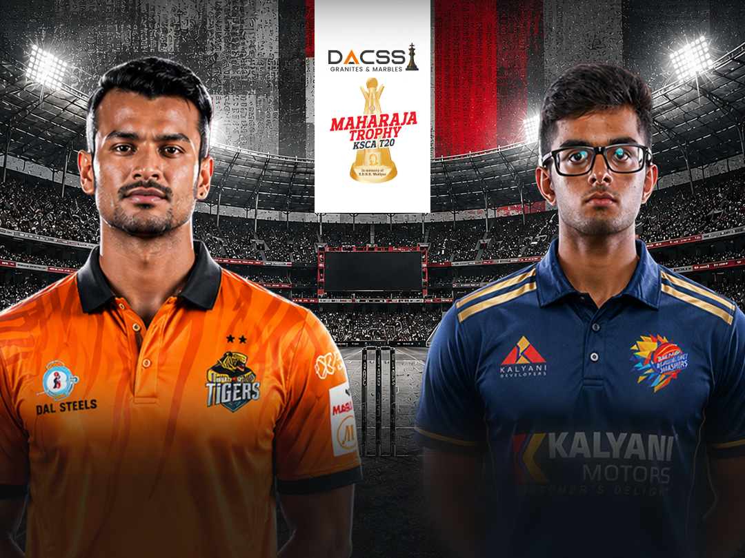 Match 24 of maharaja t20 trophy, 2026: hubli tigers vs kalyani bengaluru blasters banner