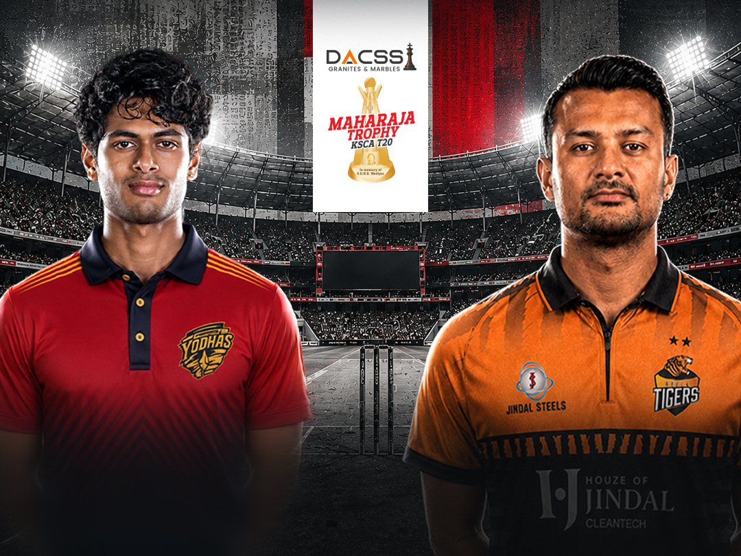 Match 26 of maharaja t20 trophy, 2026: shivamogga yodhas vs hubli tigers banner