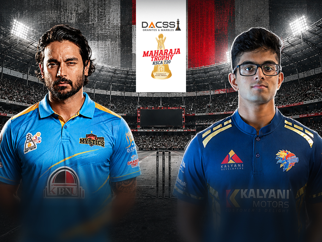 Match 28 of maharaja t20 trophy, 2026: gulbarga mystics vs kalyani bengaluru blasters banner