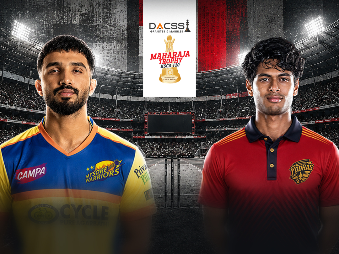 Match 29 of maharaja t20 trophy, 2026: mysore warriors vs shivamogga yodhas banner