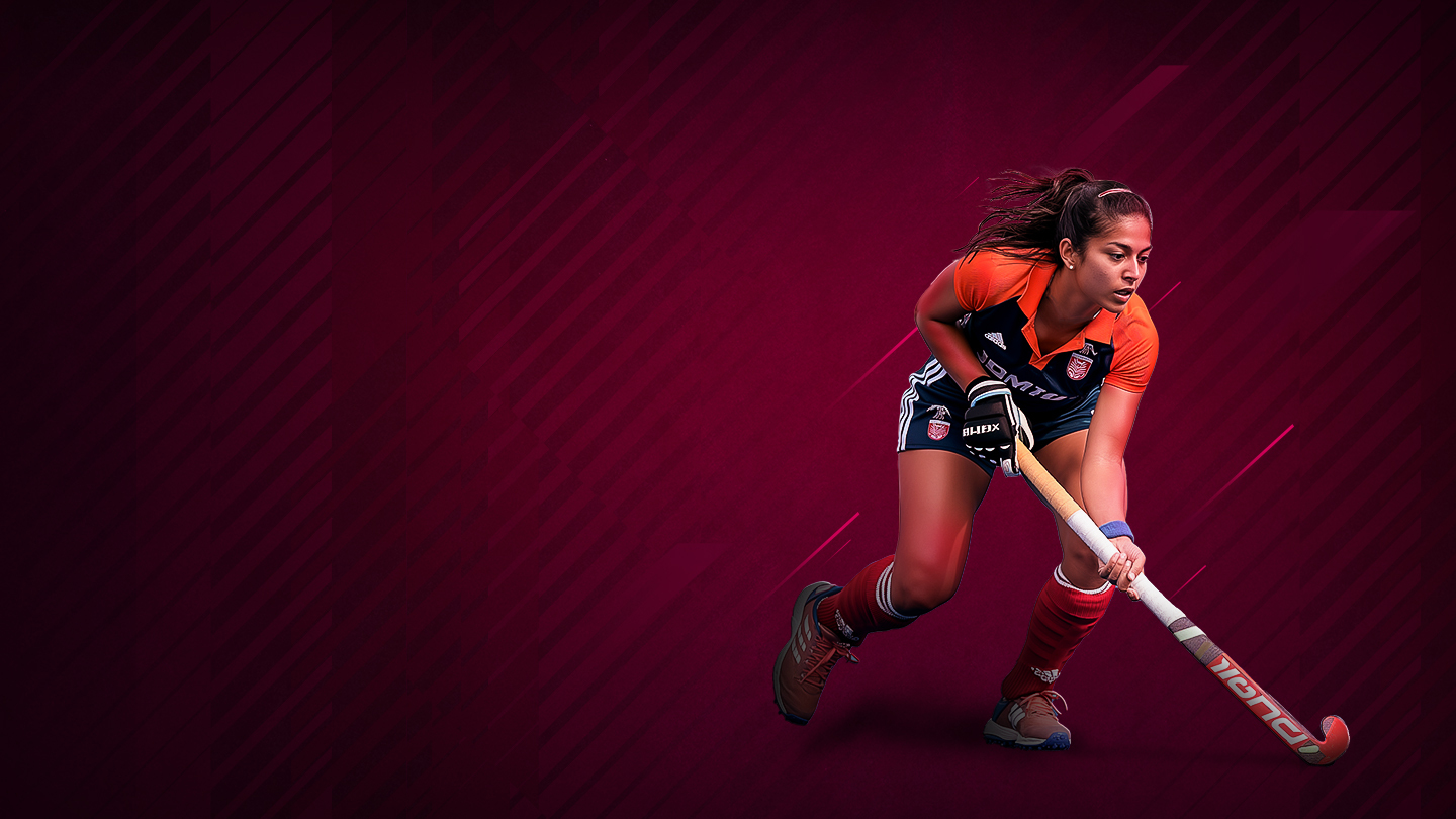14th hockey india jr. Women national championship hockey banner