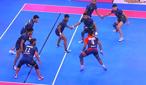 JD Noida Ninjas contain Brij Stars 36-32