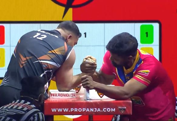 Jaipur Veers vs Sher-E-Ludhiana | Abdul Kadir vs Ajesh CV (90 Kg) | Hindi Highlights