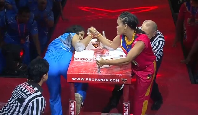 Sher-e-Ludhiana vs Mumbai Muscle | Senebi vs Teja P (55kg) | Hindi Highlights