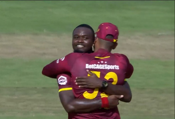 West Indies win by 202 runs | 3rd ODI