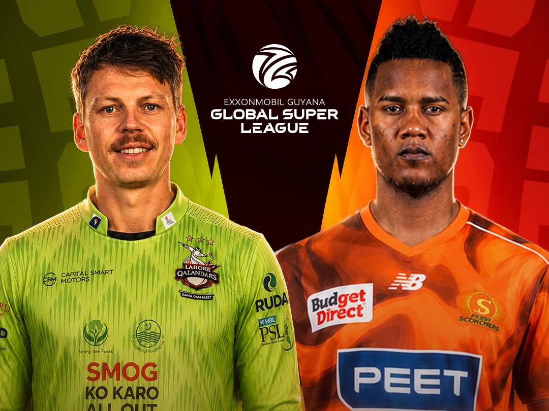 Match 1 of global super league, 2026: lahore qalandars vs perth scorchers xi banner