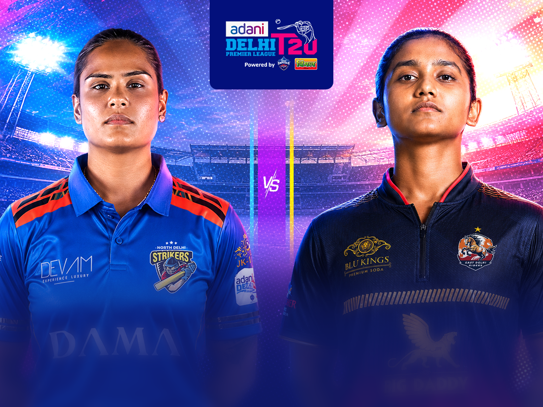 Match 2 of women's delhi premier league, 2026: north delhi strikers women vs east delhi riders women banner