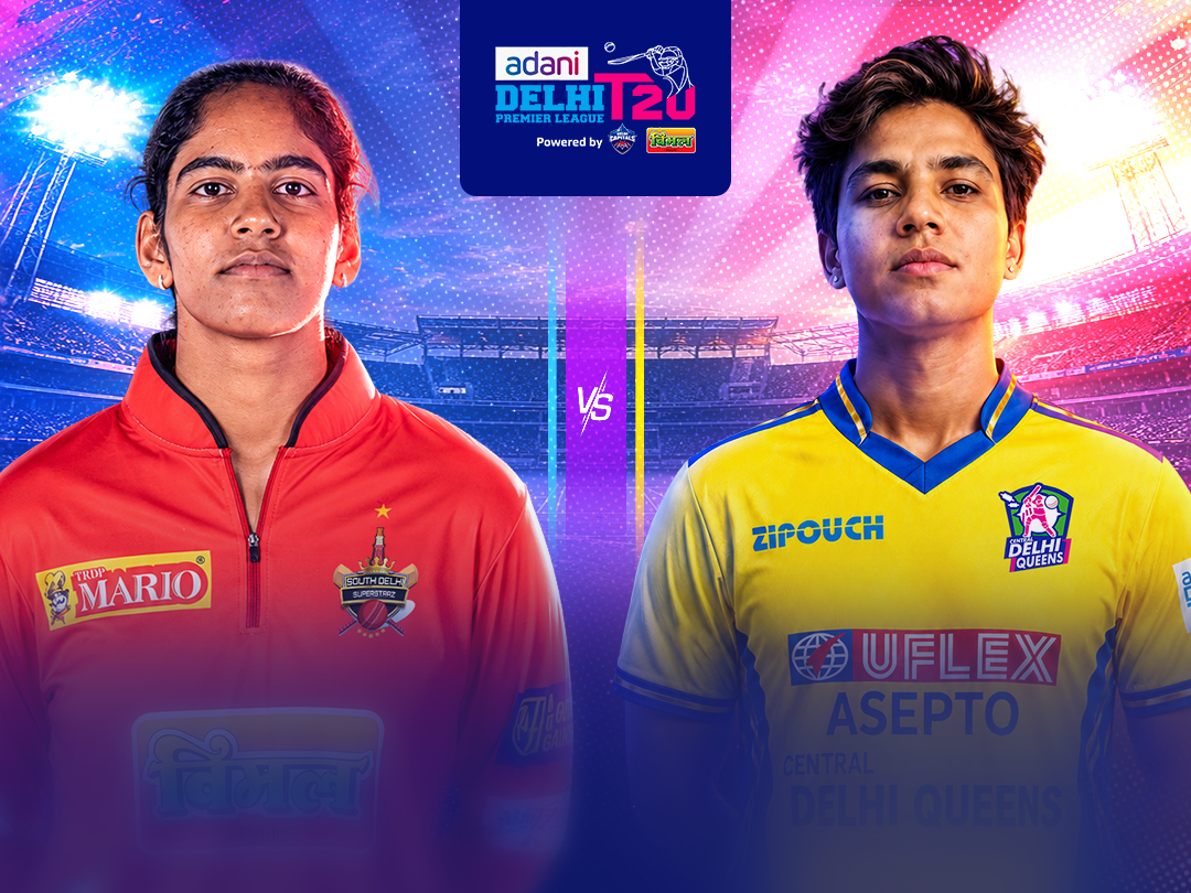 Match 1 of women's delhi premier league, 2026: south delhi superstarz women vs central delhi queens banner