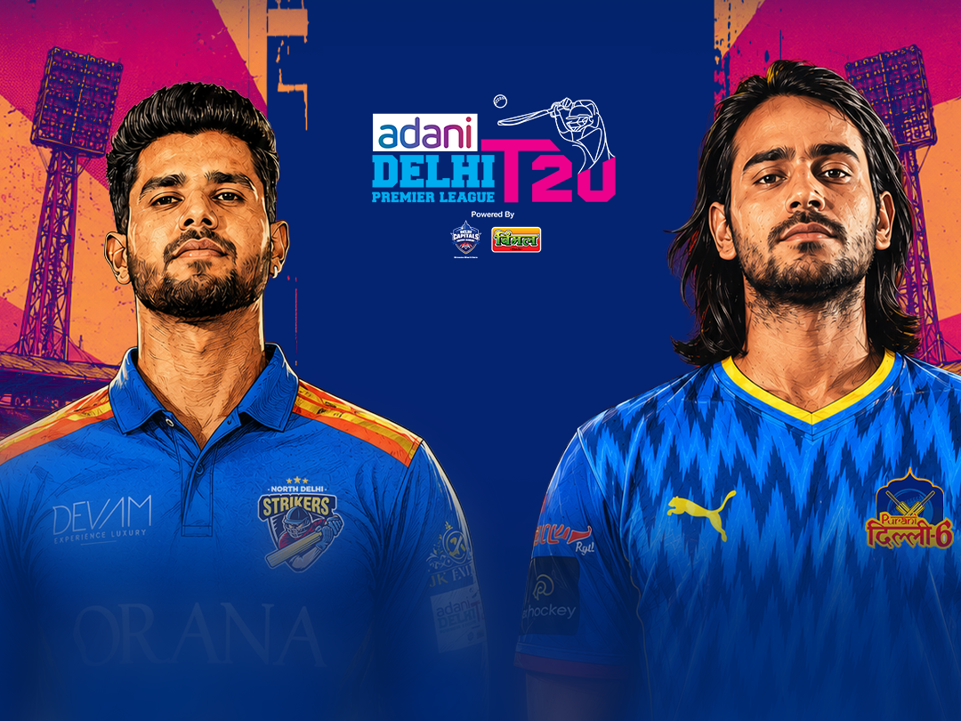 Delhi premier league, 2026 of delhi premier league, 2026: north delhi strikers vs purani dilli-6 banner