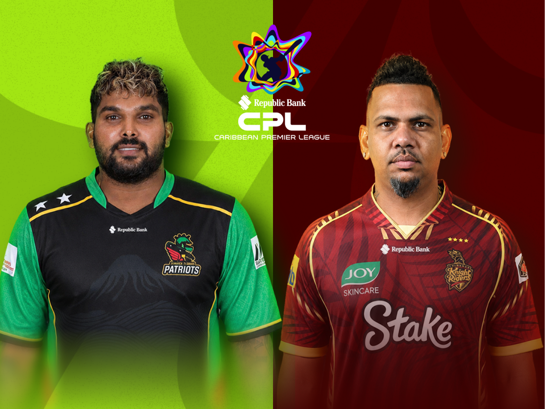 Match 2 of caribbean premier league, 2026: st kitts and nevis patriots vs trinbago knight riders banner