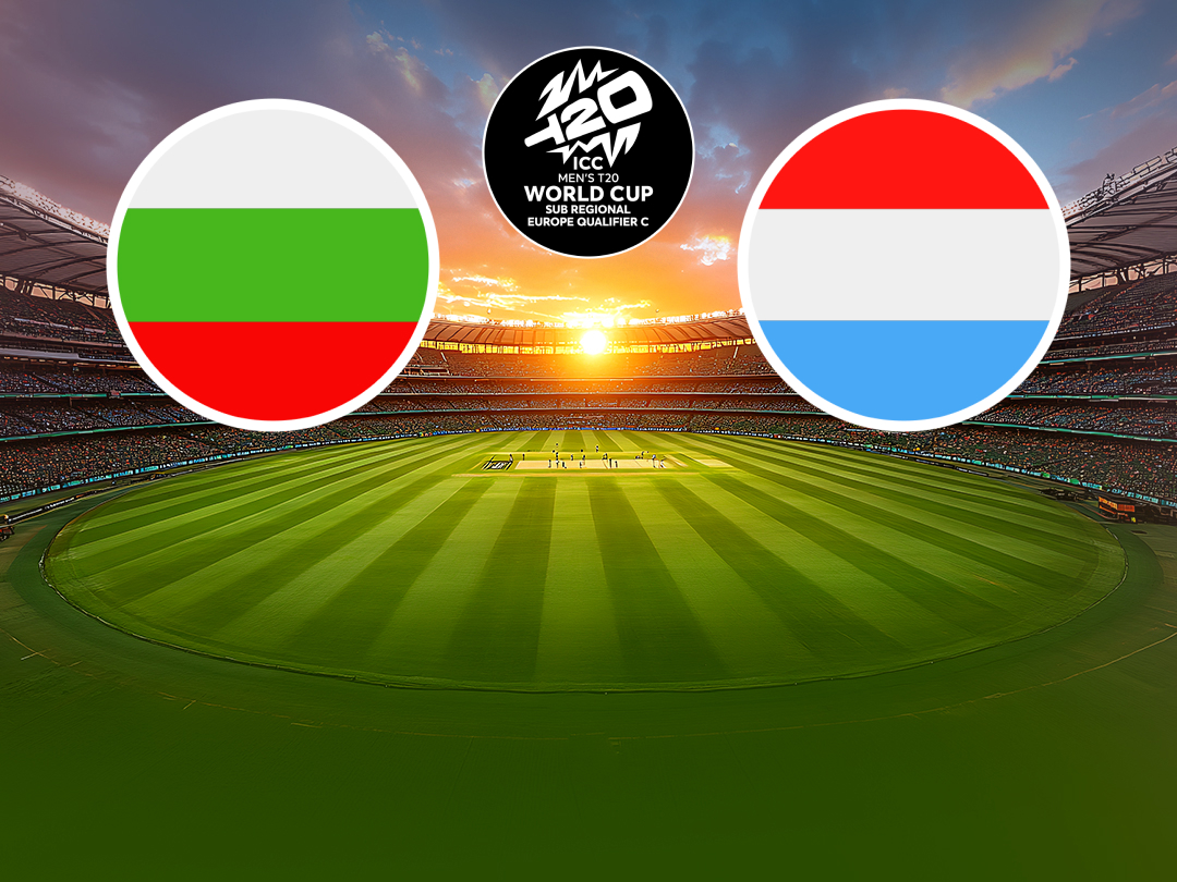 Match 17 of icc men's t20 wc europe sub regional qualifier c, 2026: bulgaria vs luxembourg banner