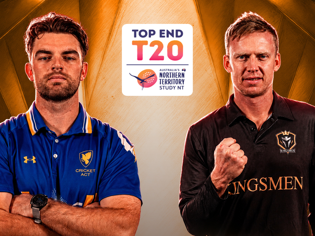 Match 2 of top end t20 series, 2026: australian capital territory vs hyderabad kingsmen academy banner