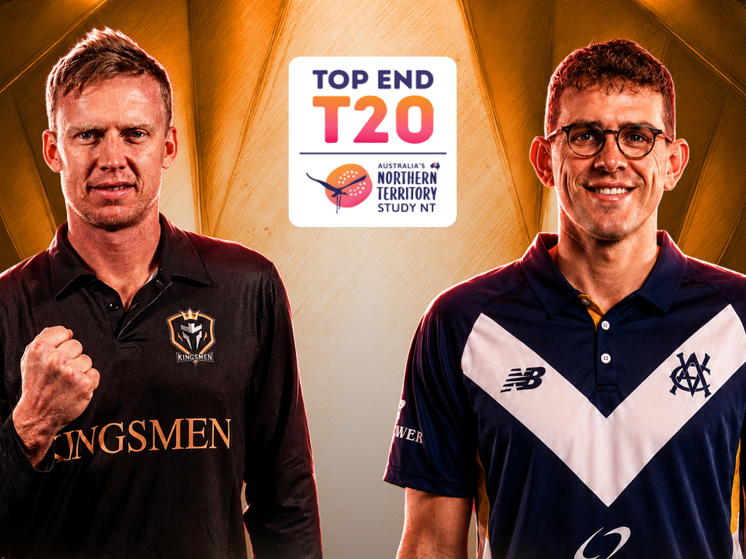 Match 5 of top end t20 series, 2026: hyderabad kingsmen academy vs victoria academy banner