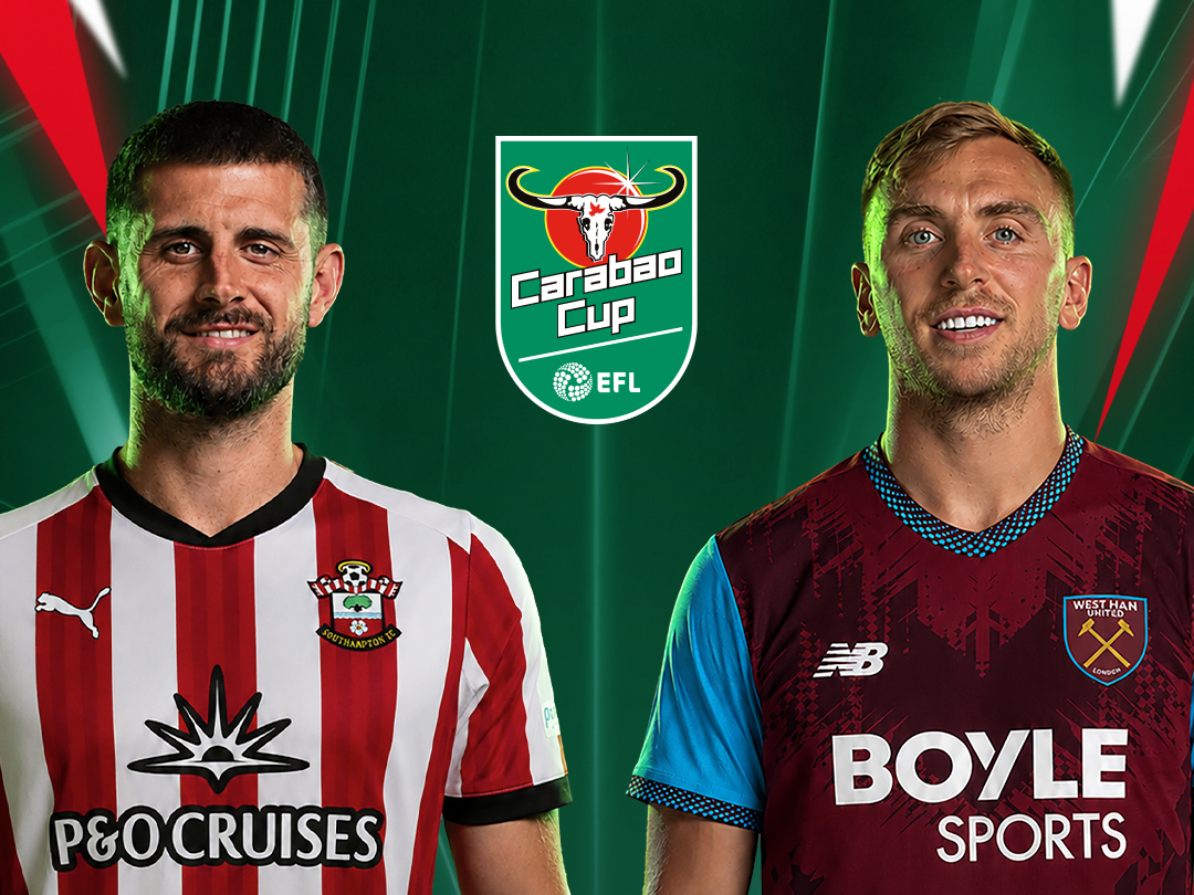 Match 12 of carabao cup 2026-27 banner