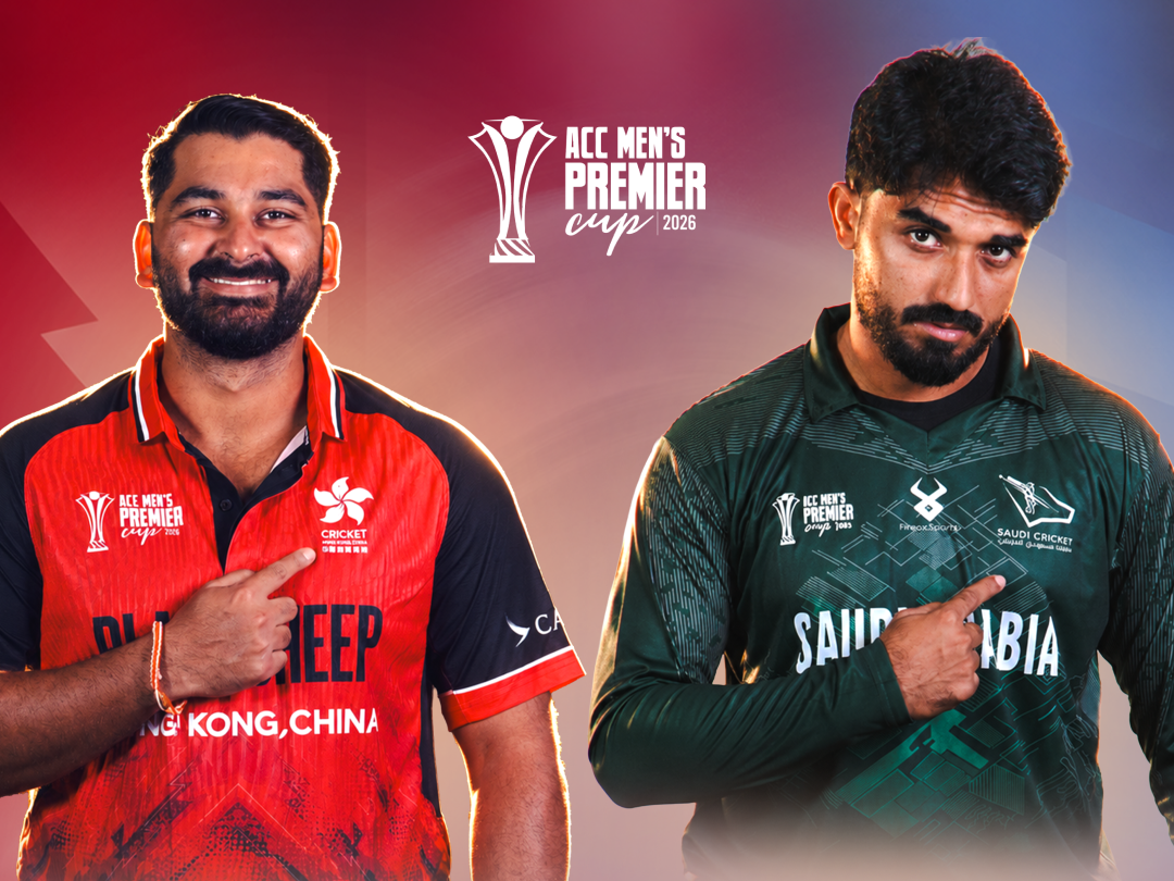 Match 2 of acc men’s premier cup 2026: hong kong, china vs saudi arabia banner