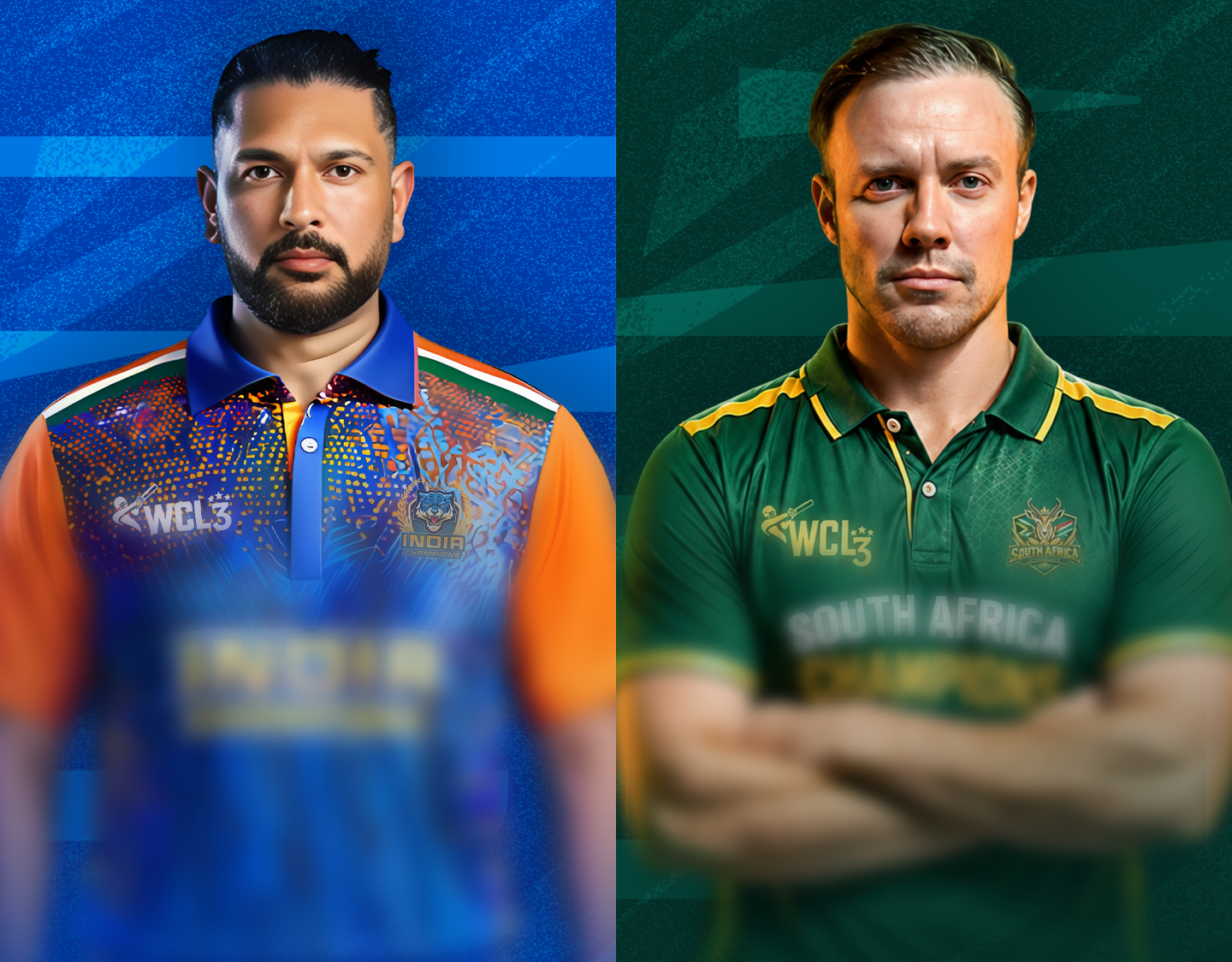 Match 7 of world championship of legends, 2026: india champions vs south africa champions banner