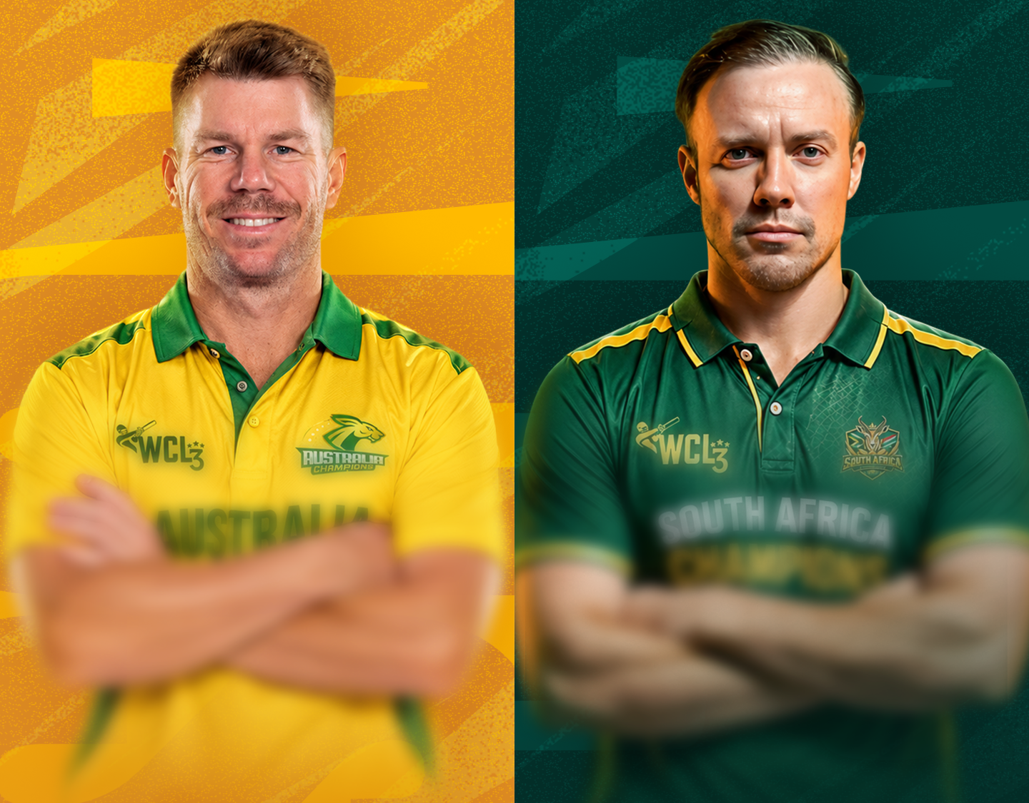 Match 11 of world championship of legends, 2026: australia champions vs south africa champions banner