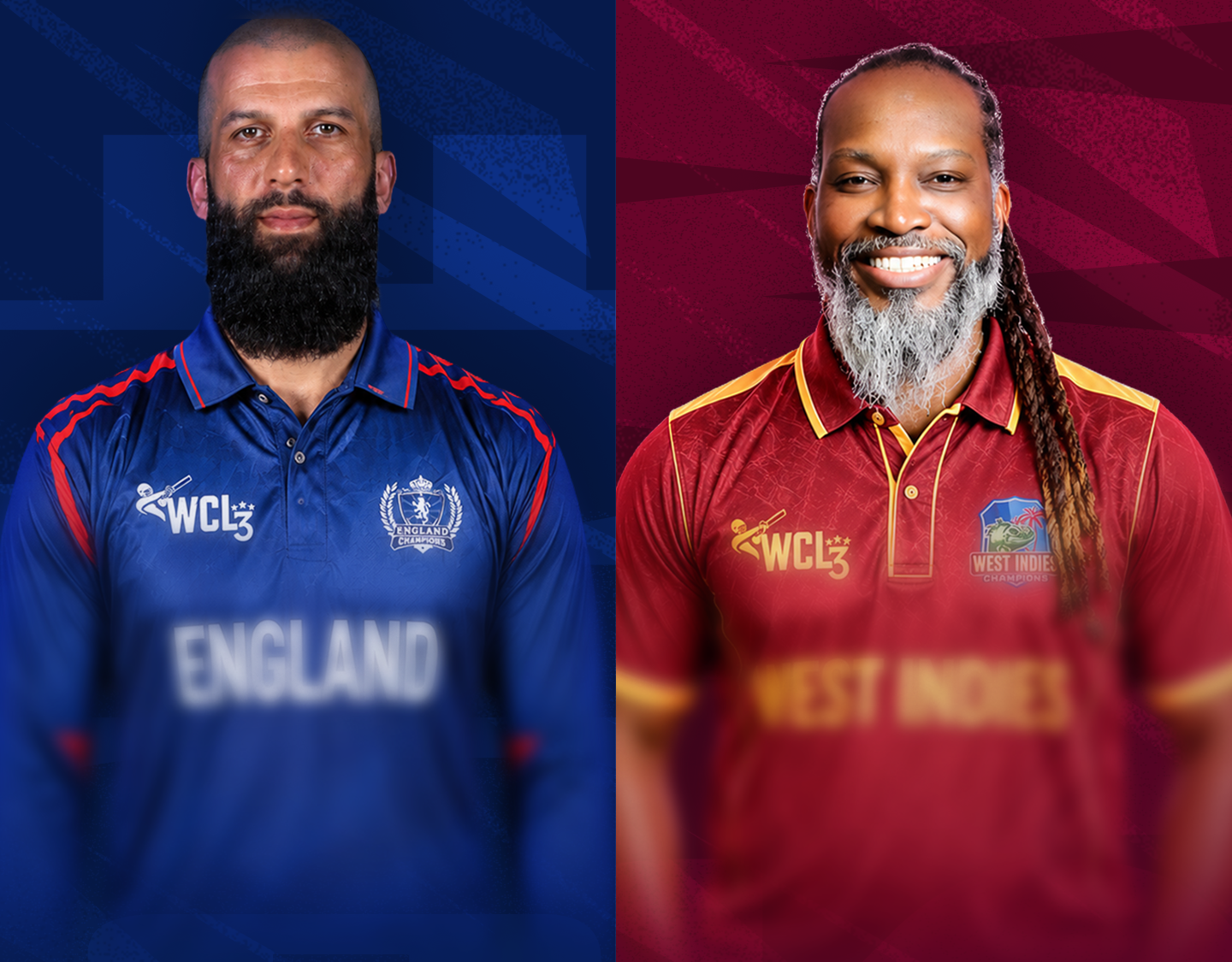 Match 10 of world championship of legends, 2026: england champions vs west indies champions banner